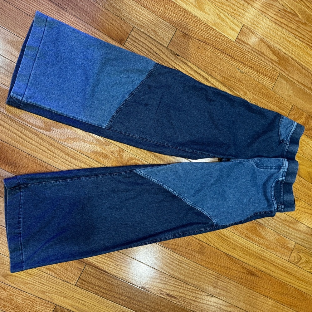 H&M Kids Two-Tone Jeans - Dark and Light Blue